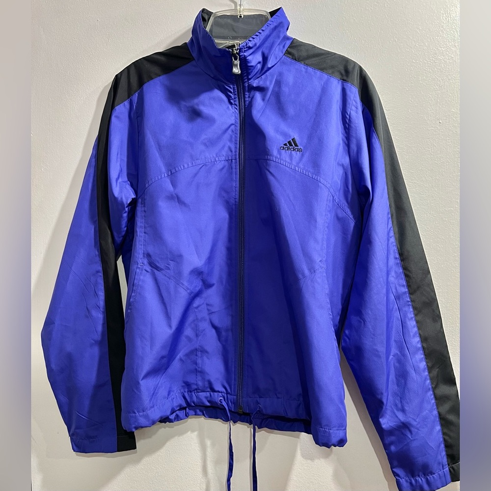 Vintage Adidas Men’s Purple Lightweight Windbreaker Track Jacket Size S Athletic